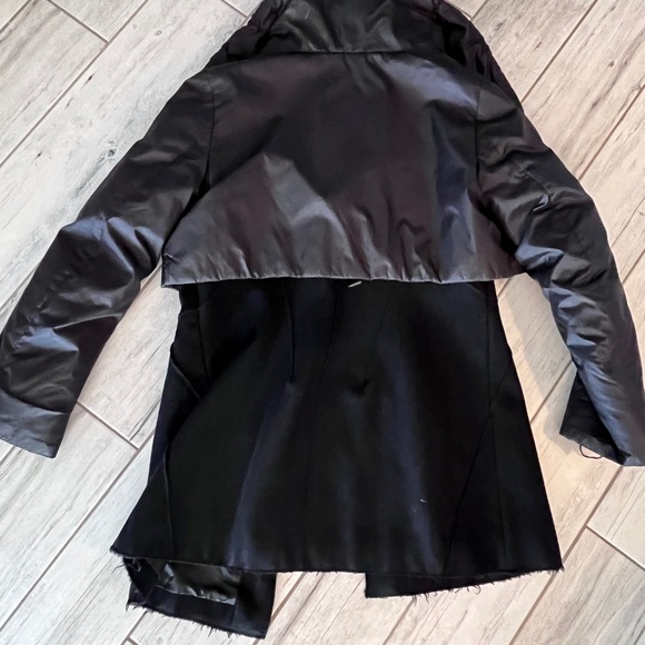 IKKS wool coat with overlay mid jacket - Picture 3 of 7